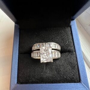 Elegant Silver Women's Wedding Rings